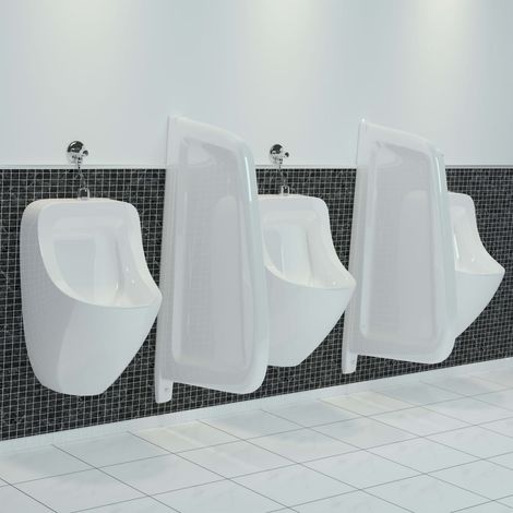 vidaXL Schermo per Orinatoio per Privacy a Parete in Ceramica