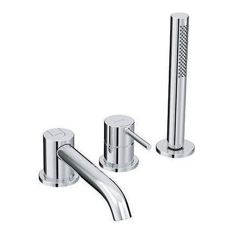 KLUDI BOZZ Mitigeur monocommandé pour bain et douche, montage au (1/4)