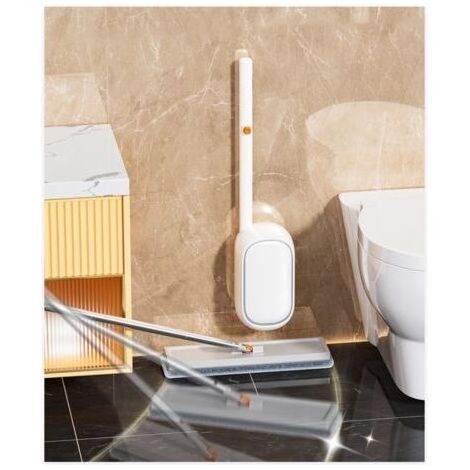 BUNTHAUS Brosse de Toilette jetable Murale avec 6 recharges (1/4)