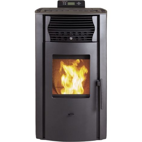 SCHENGER Pelletofen HP51 Schwarz 8,8kW A++ Vollautomatisch