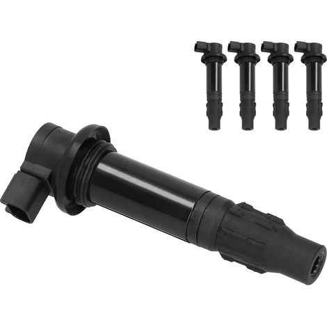 4 pièces Bobine d'allumage Moto F6T568 Remplacement Compatible R6 RJ15 Bj 2009 Moteur (1/5)