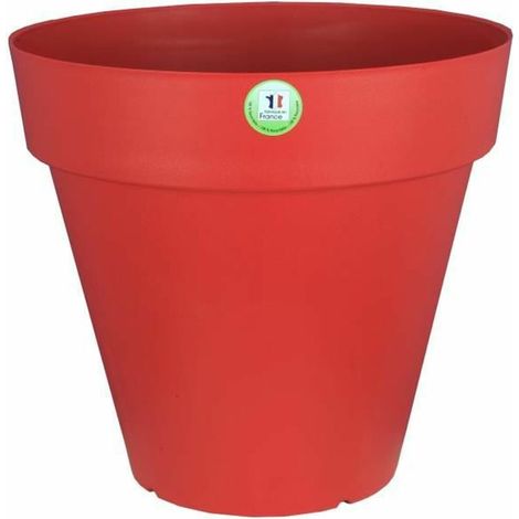 RIVIERA Pot de fleurs Soleilla - Rond - O 49 x 44,8 cm - Rouge