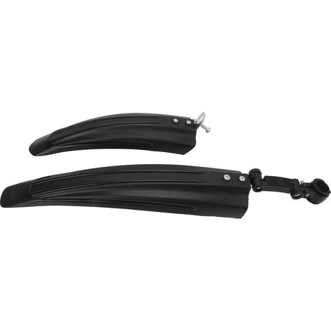 1 Set Garde-Boue Vélo Avant Arrière Renforcé Élargi pour VTC VTT Noir (1/5)
