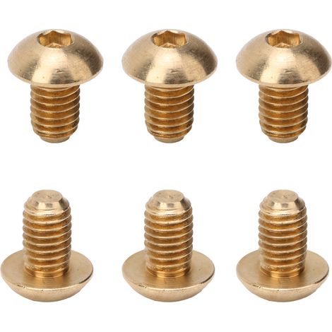 50 vis à six pans creux en cuivre M5 x 8 mm (1/5)