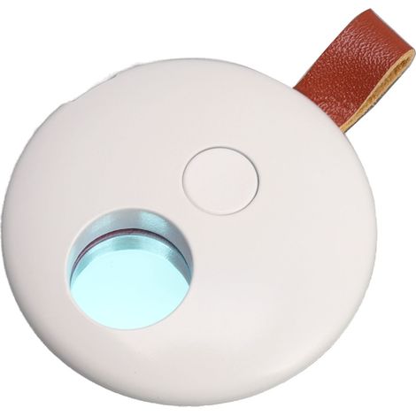 Détecteur infrarouge portable et professionnel, blanc, avec 3 vitesses de clignotement et batterie intégrée de 100 mAh, rechargeable par USB. Idéal pour les voyages.