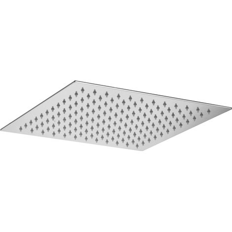 Pommeau de douche carré ultraplat 200x200 Paffoni ZSOF095CR  Chromé