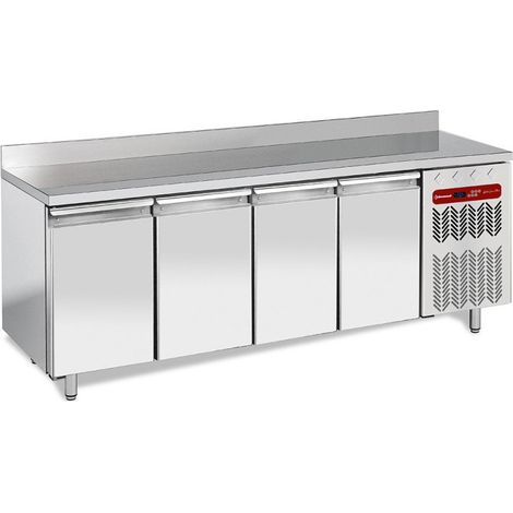 Table réfrigérée murale ventilée 4 ptes GN1/1- 550lt - Diamond (1/4)
