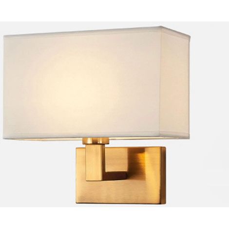 Applique murale vintage tissu E27, lampe salle de bain, veilleuse chevet simple, éclairage intérieur chambre salon couloir escalier