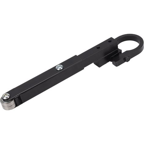 Accessoire pour ponceuse à bande, en acier robuste, faible bruit, grande stabilité, pour machine à poncer à bande abrasive, tuyau pour trous de lame (1/5)