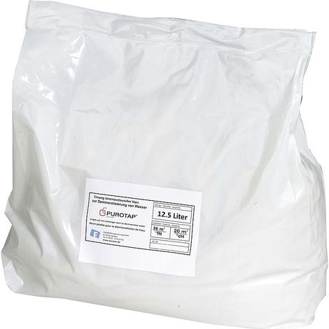 resine echangeuse d'ions Purotap 12u. Easy WS 1 x 12,5 l