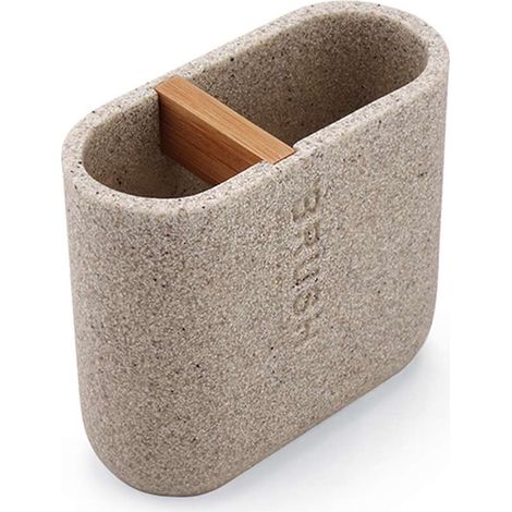 Nimco Kora - Vaso para cepillos de dientes, beige arena KO 24057-86 (1/3)