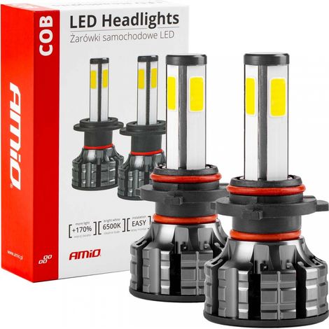 Bombillas LED para coche serie COB HB4 6500K amio-02847 (1/5)