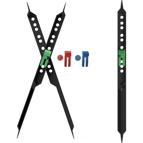 CCYKXA 10 Inch Proportional Divider, Proportional Scale Divider Drawing Tool for Artists/Engineer/Drawing, Adjustable Plastic (1/5)