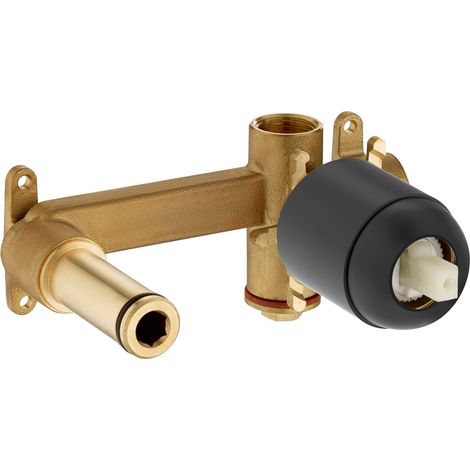ROCA A5252206NB UNIVERSAL Cuerpo Empotrable Lavabo Color Negro Mate - ref: A5252206NB