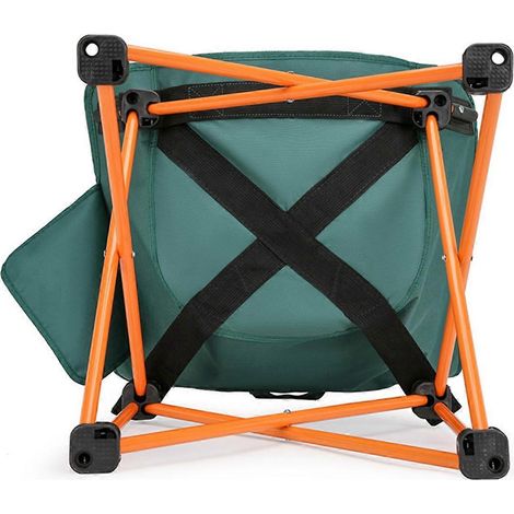 Chaises de camping pliantes portables, chaise d'extérieur verte-- (1/5)