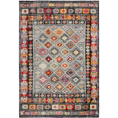 Outsunny, Outdoor Teppich, Teppich, Terrasse, Balkon, In- und Outdoor, pflegeleicht und strapazierfähig, Multi Hell, 290 x 200 x 0,5 cm (1/3)