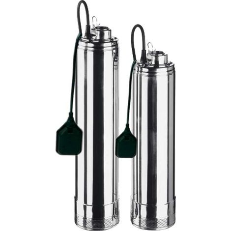 ELETTROPOMPA SOMMERSA MONOBLOCCO 5"" INOX IDROGO CON GALLEGGIANTE M40/10A HP 1,0
