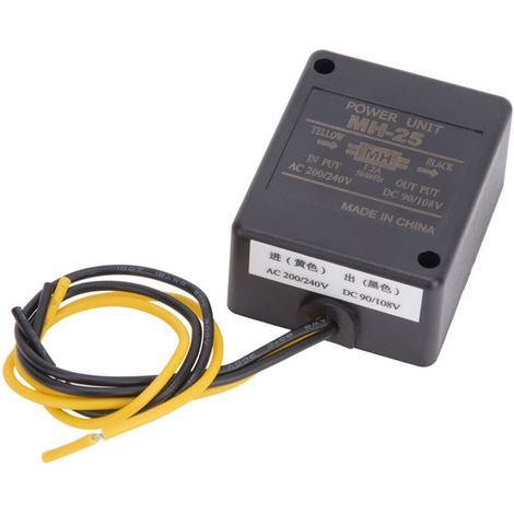 MH-25 Motorbrems-Gleichrichter-Netzteil, Wechselstromeingang 200 V/240 V, Gleichstromausgang 90 V/108 V, 1,2 A, 50 Hz/60 Hz (1/4)