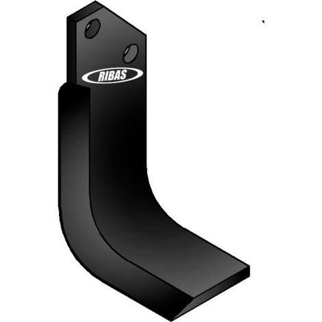 COUTEAU DE FRAISE POUR ROTAVATOR GRILLO, BCS DROITE (1/4)