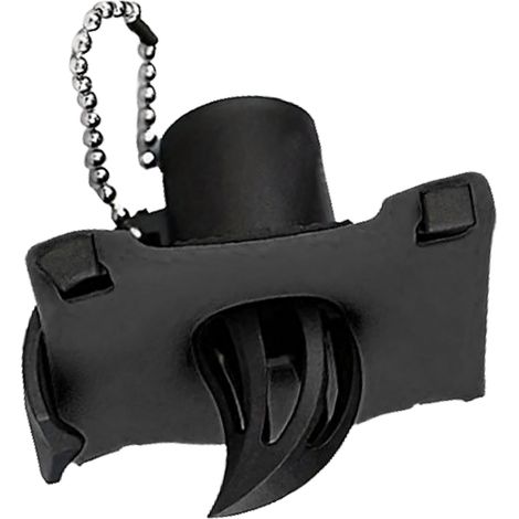 Porte-clés ouvre-canette portable, multifonctionnel et innovant, idéal pour ouvrir les canettes de bière lors des fêtes, soirées et bars, noir. (1/5)