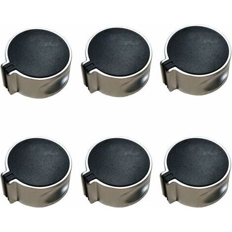 Bouton Cuisinière À Gaz - Alliage Métallique - Universel 8 mm - Pour Four Et Plaque De Cuisson - 6 Pièces (1/5)