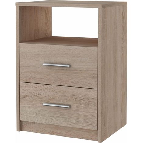 Nachttisch 2SO SONOMA EICHE 40cm Kommode