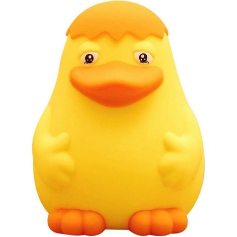 Lampe de bureau canard générique, lampe canard de dessin animé, veilleuse rechargeable, lampe canard pour chambre d'enfant, trois modes de luminosité
