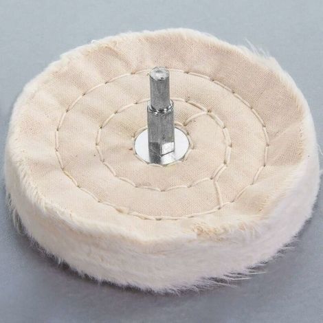 Disco de pulido de 100 mm, para metal, plástico, vidrio, taladro rotatorio y mopa. (1/4)