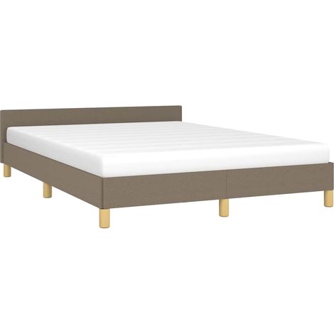 Giroletto senza Materasso Tortora 140x200 cm in Tessuto vidaXL (1/4)