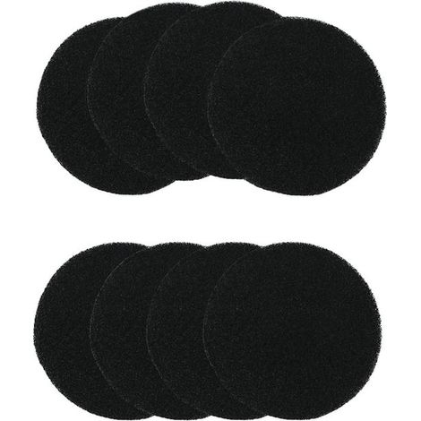 Filtres à compost ronds x8, cartouche charbon actif pour bacs à compost, convient aux bacs jusqu'à 17cm (1/5)