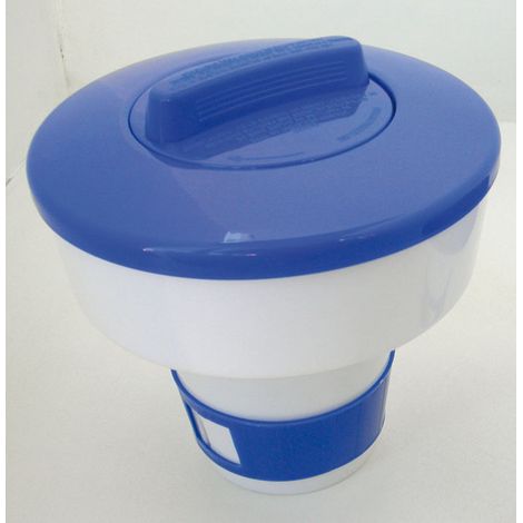 Kokido – Diffuseur de chlore flottant pour piscine – Diffusion homogène et régulière – Vitesse de dissolution ajustable – Compatible galets de chlore (1/2)