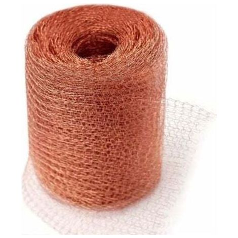 Grillage Anti Rongeur de Haute Qualité, 100% Cuivre Anti Limace Escargot Souris Rat Oiseaux Nematodes Ferramol, Filet de Cuivre Tricot pour l'intérieur, Le Jardin(6 Mètres) (1/4)
