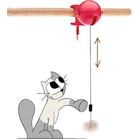 Unregelmäßige Bewegung Yoyo Spielzeug für Katzen