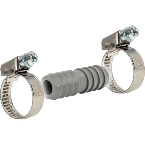 Airfit Schlauchkupplung für Schlauch Ø 10 mm mit SchlauchschellenW2 (10-16 mm) 50023SK (1/2)