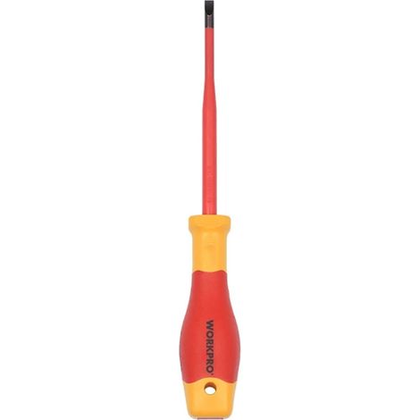 Tournevis Fente Isolé Workpro Sécurité électrique Et Précision Fine - Workpro (1/3)