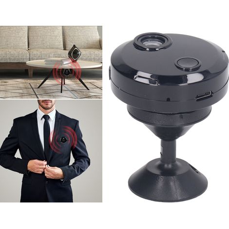 Mini caméra WiFi sans fil 1080p avec vision nocturne infrarouge pour la surveillance de la sécurité domestique et les interventions de sécurité. (1/5)