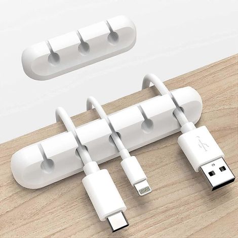 Cable clips, cable organizer, cable management, USB cable holder, cable organizer - AquaForge (1/5)