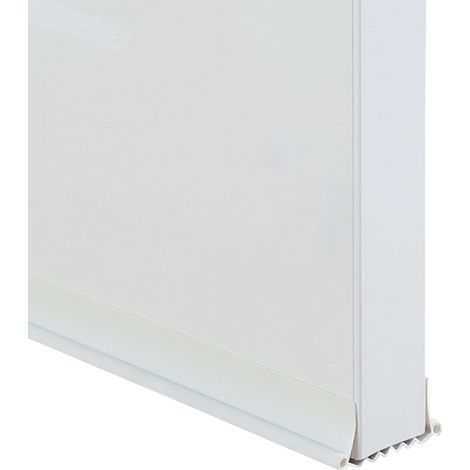 Joint d'étanchéité pour bas de porte, coupe-froid, grand format, blanc (1/4)