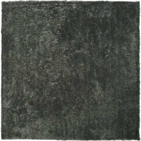 Shaggy Rug EVREN Dark Grey 200 x 200 cm (1/5)