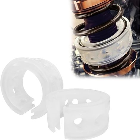 Federdämpfer, allgemeiner Schutzring für Automobile, Autoreparaturfeder (A). Transparent. (1/5)