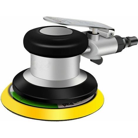 Candyse Professionnel Ponceuse excentrique à air comprimé, polisseuse pneumatique à double action haute performance mini avec, 9500tr/min, (1pcs, 125mm) (1/4)