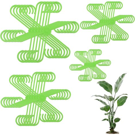 CCYKXAPlant Stem Supports, 24 Pieces Plant Supports Monstera Supports Indoor Plant Supports Climbing Plant Stem Supports Climbing Plant Ties (1/5)