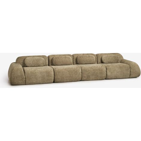 Canapé modulaire 4 pièces en chenille emballé sous vide Merida SKLUM (1/5)