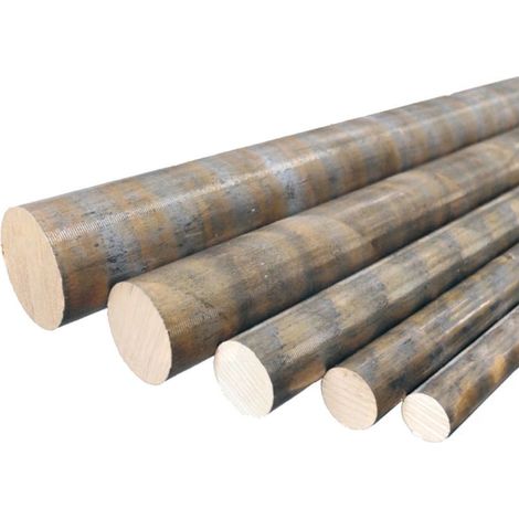 Barra rotonda in bronzo grafitato D: 90 mm, L: 330 mm, 19,78 kg (1/2)