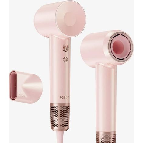 Secador Laifen Swift Premium 1600W Ionización 4 Modos Temperatura Compacto Plateado