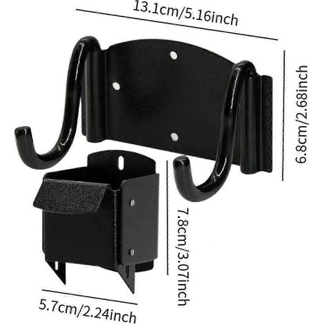 Accessoires de support de rangement pour brouette, pour atelier, jardin et extérieur (1/3)