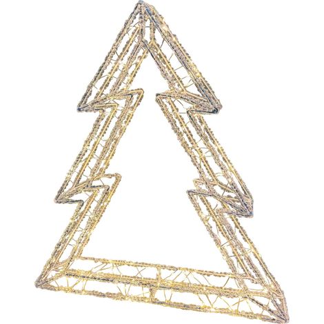 TrendLine LED Tannenbaum Acryl batteriebetrieben 55 x 60 cm 200 LED