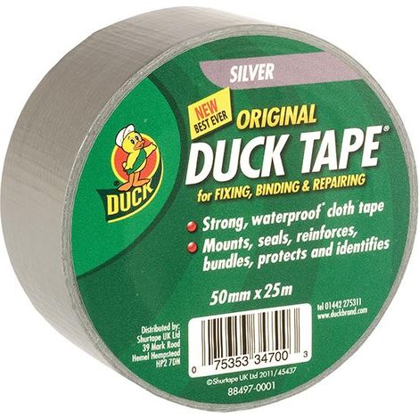 Shurtape Duck Tape Original Cloth 50 mm x 25 m Silver