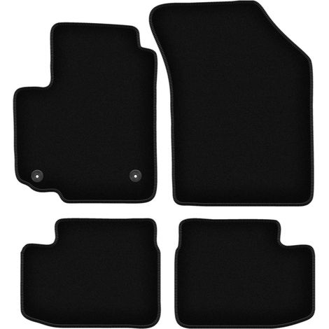 Tappetini BASIC in velluto nero per: Fiat Sedici hatchback (2006-2014)