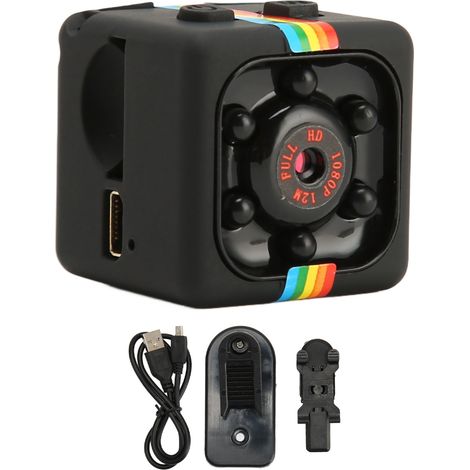 Mini Caméra de Surveillance HD 1080P sans Fil, Vision Nocturne, Sécurité Maison Bureau Portable (1/5)